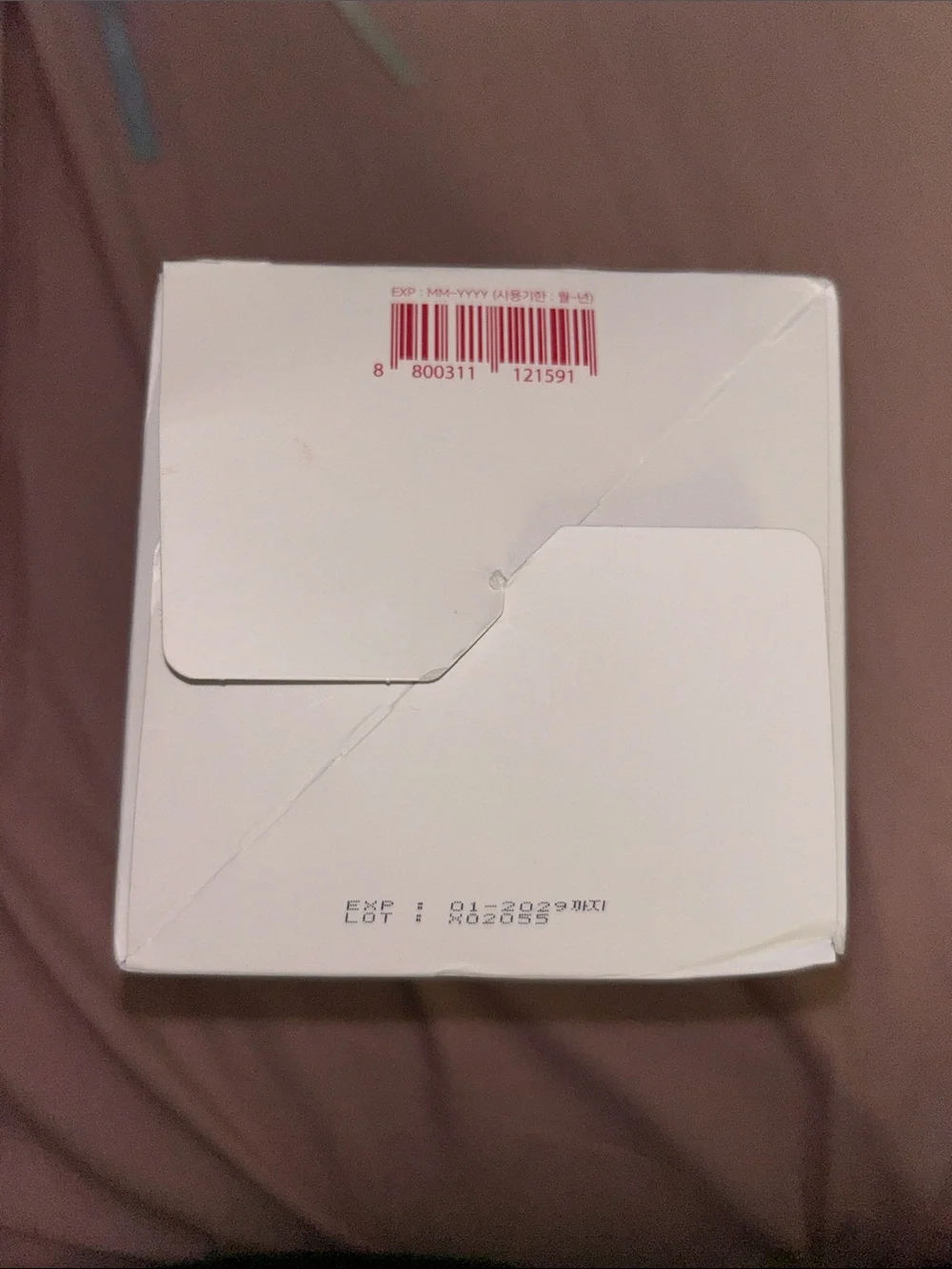 COS Blemish Pore Clear Pad - Red and White Packaging